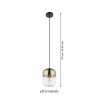 Eglo MARYVILLA Pendant Light bronzed, black, 1-light source