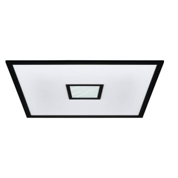 Eglo BORDONARA Ceiling Light LED black, white, 1-light source, Remote control