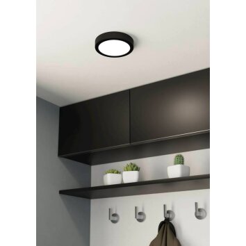 Eglo FUEVA Ceiling Light LED black, 1-light source