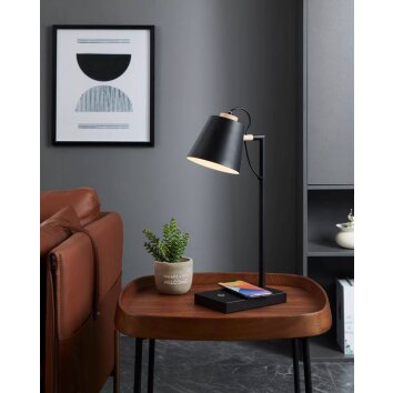 Eglo LACEY-QI Table lamp LED brown, black, 1-light source