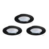 Eglo PENETO recessed light LED black, 3-light sources