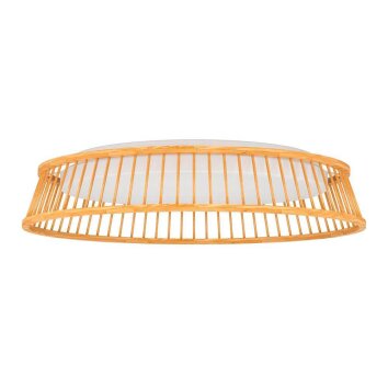 Eglo LUPPINERIA Ceiling Light LED brown, white, 1-light source