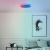 Brilliant Heida Ceiling Light LED black, white, 1-light source, Remote control, Colour changer