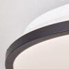 Brilliant Heida Ceiling Light LED black, white, 1-light source, Remote control, Colour changer