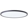 Brilliant Saltery Ceiling Light LED black, white, 1-light source, Remote control, Colour changer