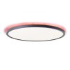 Brilliant Saltery Ceiling Light LED black, white, 1-light source, Remote control, Colour changer