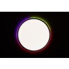 Brilliant Saltery Ceiling Light LED black, white, 1-light source, Remote control, Colour changer