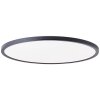 Brilliant Saltery Ceiling Light LED black, white, 1-light source, Remote control, Colour changer
