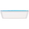 Brilliant Saltery Ceiling Light LED white, 1-light source, Remote control, Colour changer