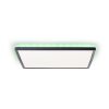 Brilliant Saltery Ceiling Light LED black, white, 1-light source, Remote control, Colour changer