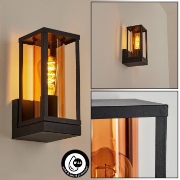 Palanga Outdoor Wall Light black, 1-light source