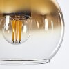 Koyoto  Pendant Light glass 15 cm gold, clear, 4-light sources