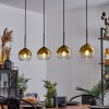 Koyoto  Pendant Light glass 15 cm gold, clear, 4-light sources