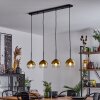 Koyoto  Pendant Light glass 15 cm gold, clear, 4-light sources