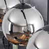 Koyoto  Pendant Light glass 15 cm chrome, Smoke-coloured, 4-light sources