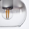 Koyoto  Pendant Light glass 15 cm clear, Smoke-coloured, 4-light sources