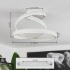Ramada Ceiling Light LED white, 1-light source