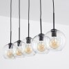 Koyoto  Ceiling Light glass 20 cm clear, 5-light sources