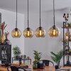Koyoto  Ceiling Light glass 20 cm Amber, 4-light sources