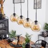 Koyoto  Ceiling Light glass 20 cm Amber, 4-light sources