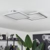 Longos Ceiling Light LED aluminium, 1-light source, Remote control