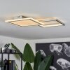 Longos Ceiling Light LED aluminium, 1-light source, Remote control