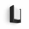 Philips Hue White Fuzo Outdoor Wall Light LED black, 1-light source
