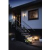 Philips Hue White Fuzo Outdoor Wall Light LED black, 1-light source