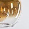 Koyoto  Pendant Light glass 25 cm gold, clear, 1-light source