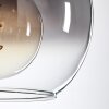 Koyoto  Pendant Light glass 25 cm clear, Smoke-coloured, 1-light source