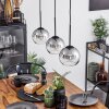 Koyoto  Pendant Light glass 15 cm clear, Smoke-coloured, 3-light sources