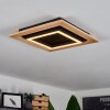 Tojeirinha Ceiling Light LED Light wood, black, 1-light source, Remote control