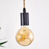 Canazei Pendant Light brown, Light wood, black, 4-light sources