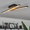 Meiral Ceiling Light LED Light wood, black, 2-light sources