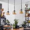 Koyoto  Pendant Light glass 15 cm Amber, 3-light sources