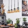Koyoto  Pendant Light glass 15 cm Amber, 4-light sources