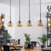 Koyoto  Pendant Light glass 15 cm Amber, 4-light sources