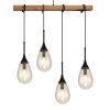 Globo PÄRON Pendant Light Ecru, black, 6-light sources