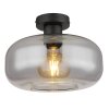 Globo GIUSEPPE Ceiling Light black, 1-light source
