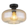 Globo GIUSEPPE Ceiling Light black, 1-light source