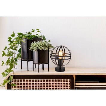 Globo TAMARA Table lamp black, 1-light source