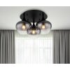 Globo MAXY Ceiling Light black, 3-light sources