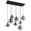 Globo MAXY Pendant Light black, 8-light sources