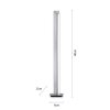 Paul Neuhaus PURE-LINES Floor Lamp LED aluminium, 1-light source, Remote control