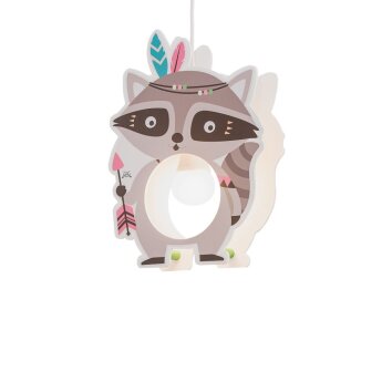 Elobra WASCHBÄR OSKAR Pendant Light grey, 1-light source