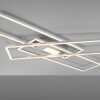 Leuchten-Direkt ASMIN Ceiling Light LED brushed steel, 1-light source, Remote control