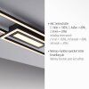 Leuchten-Direkt ASMIN Ceiling Light LED black, 1-light source