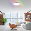 Leuchten-Direkt RIBBON Ceiling Light LED white, 2-light sources, Remote control, Colour changer