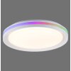 Leuchten-Direkt RIBBON Ceiling Light LED white, 2-light sources, Remote control, Colour changer