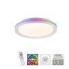 Leuchten-Direkt RIBBON Ceiling Light LED white, 2-light sources, Remote control, Colour changer